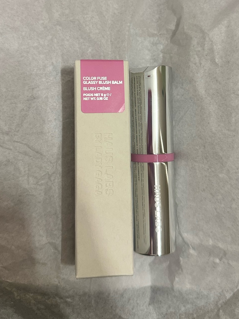 HAUS LABS- Color Fuse Glassy Blush Balm
